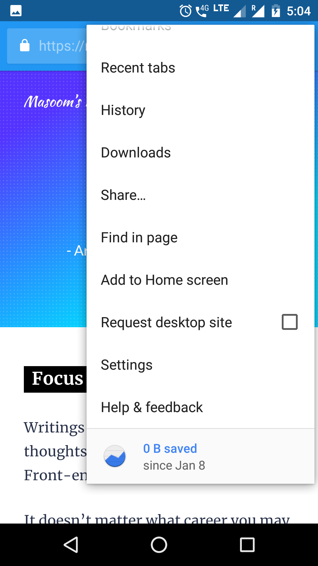 Step 6: Click on Add to Home Screen